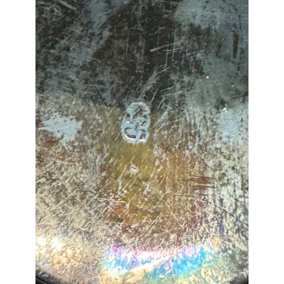 Vintage Sterling Silver Enamel Pendant Necklace - Picture 3 of 4